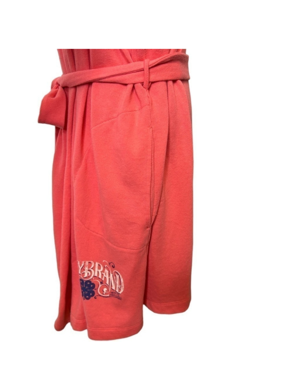Lucky Brand Women’s Y2K Vintage Coral Long Sleeve Cotton Blend Boho Robe XL - Picture 5 of 10